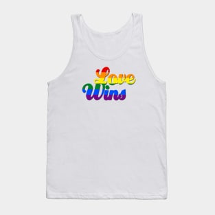 Love Wins Gay Pride Flag Tank Top